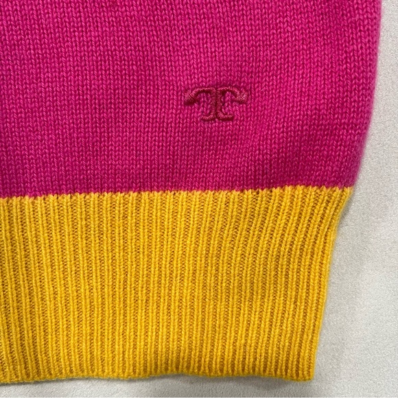 Tory Burch Cashmere Crewneck Sweater Size L - Picture 4 of 13